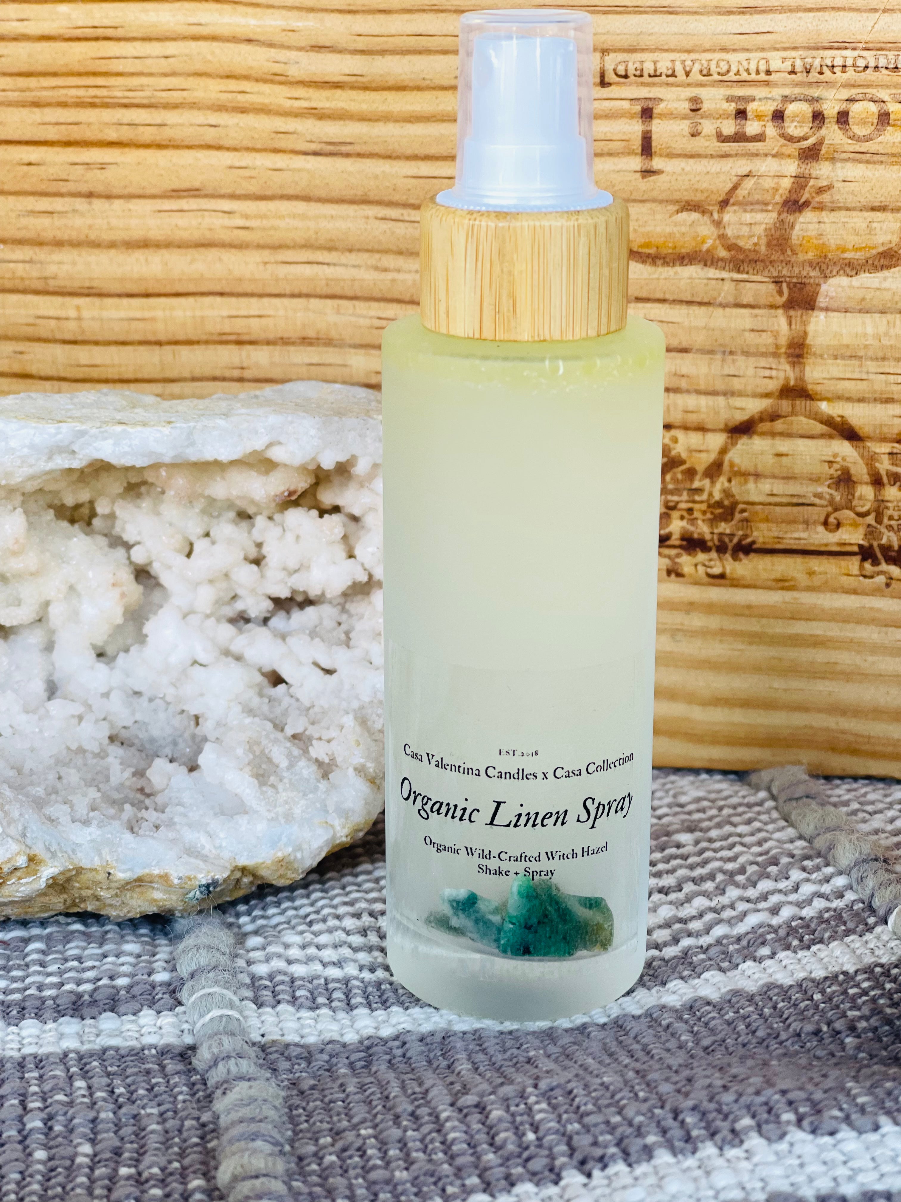 Organic Wildcrafted Linen Spray | Emeon – Casa Valentina Candles